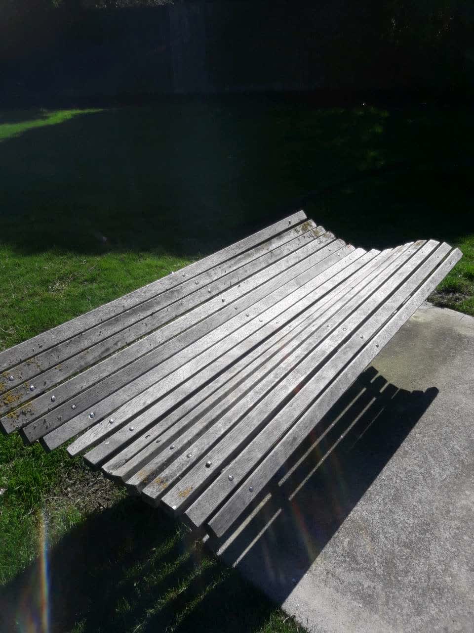 The photograph attached to this parks report