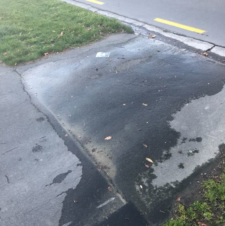 The photograph attached to this water supply report