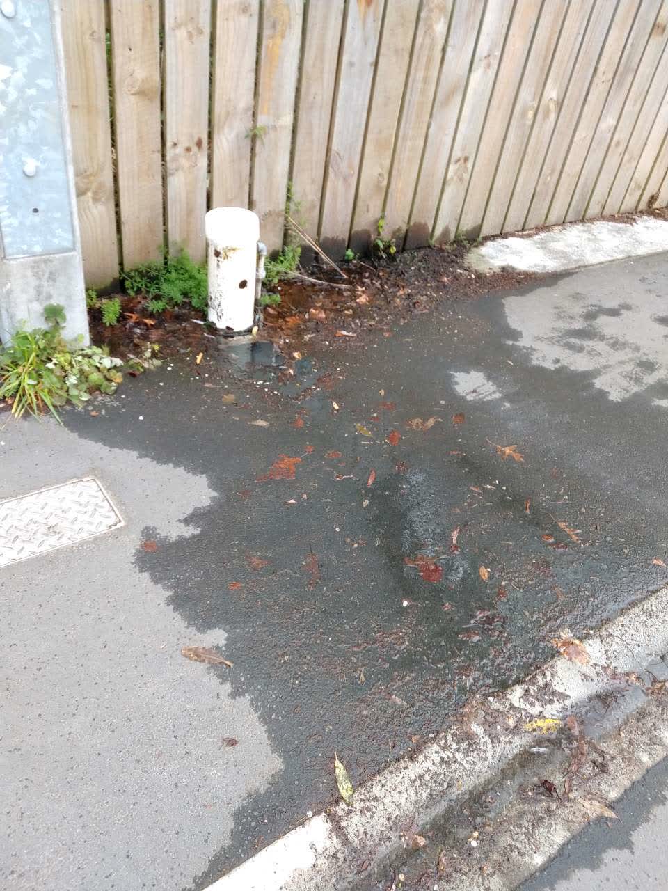 The photograph attached to this water supply report