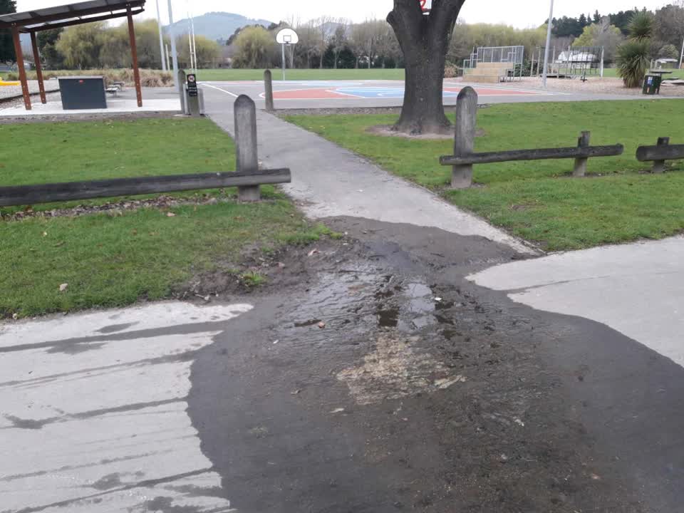 The photograph attached to this water supply report