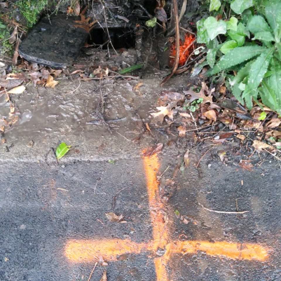 The photograph attached to this wastewater/stormwater report