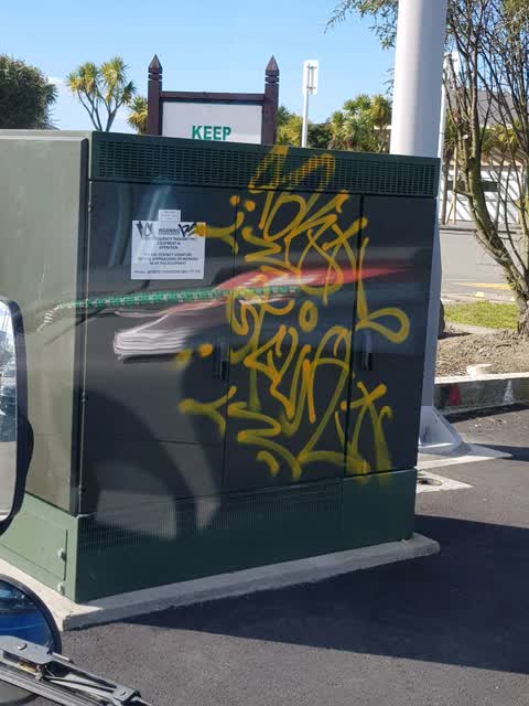 Graffiti, a report photo
