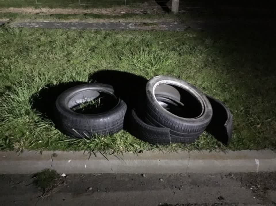 The photograph attached to this rubbish and bins - general report