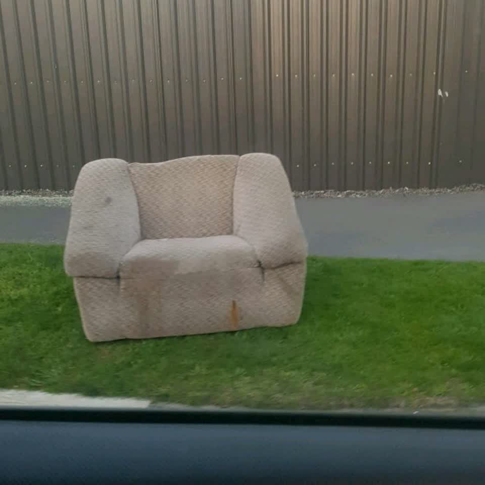 The photograph attached to this rubbish and bins - general report