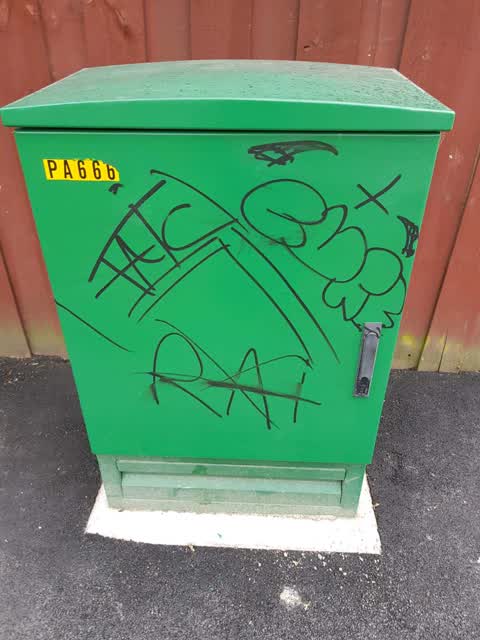 Graffiti, a report photo