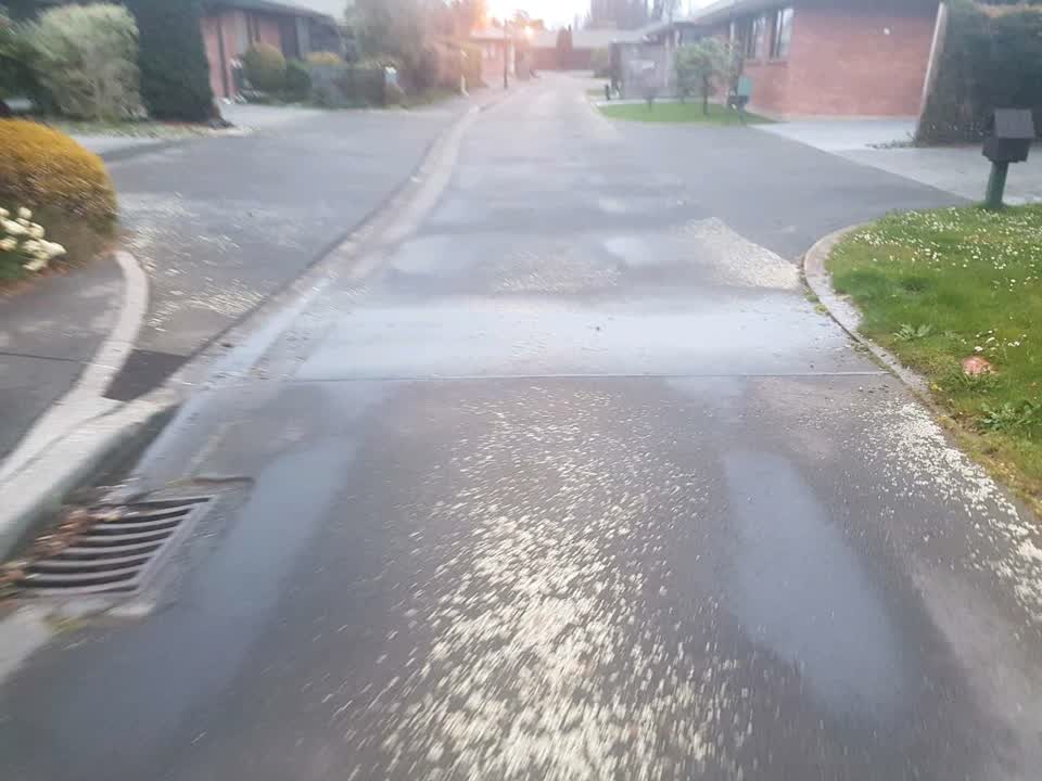 The photograph attached to this water general report