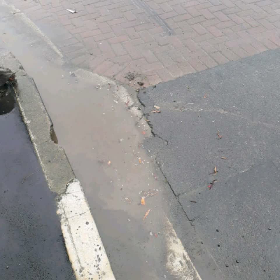 The photograph attached to this flooding report