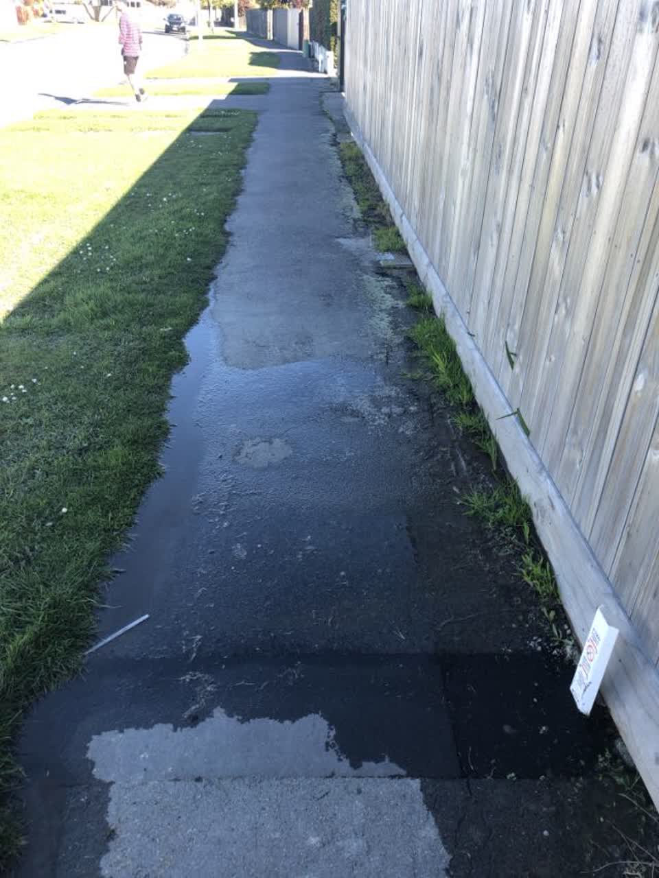 The photograph attached to this water general report