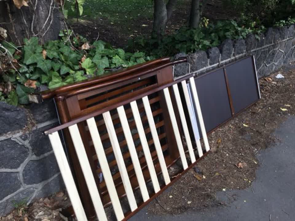The photograph attached to this rubbish and bins - general report