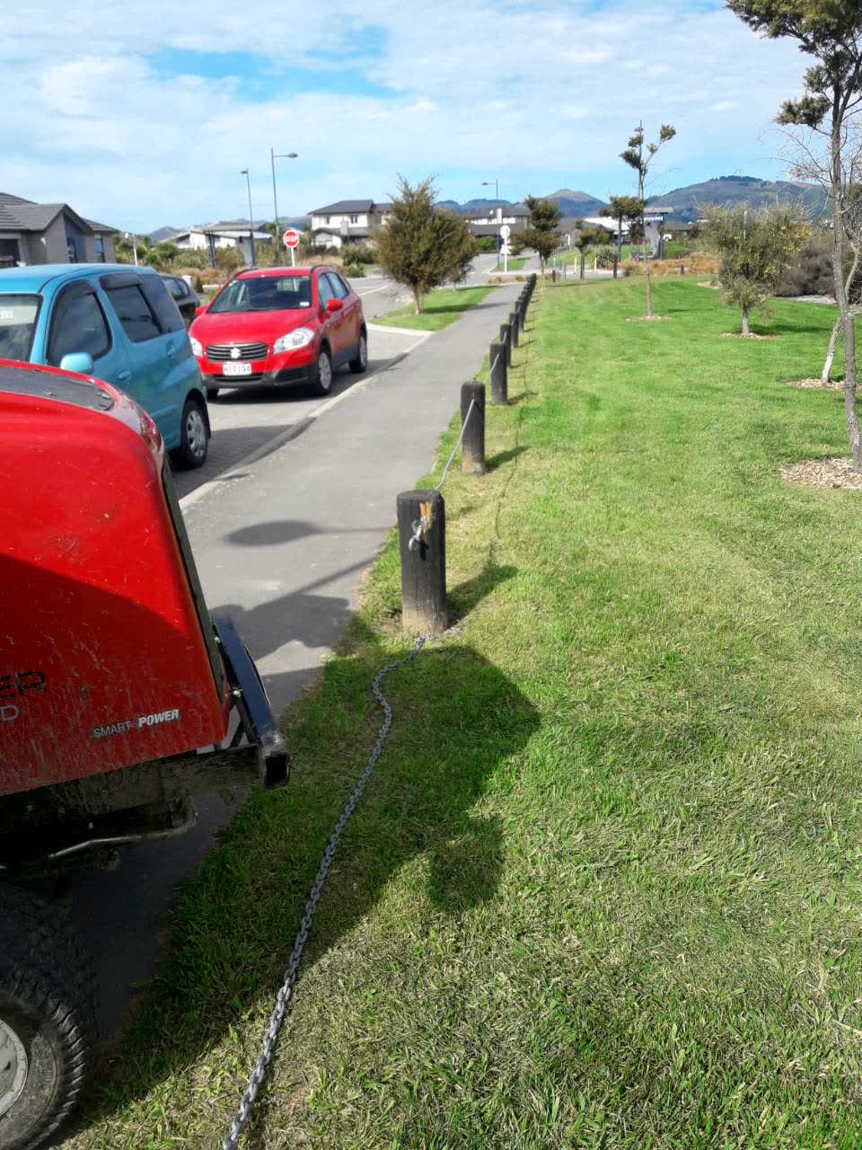 The photograph attached to this parks report