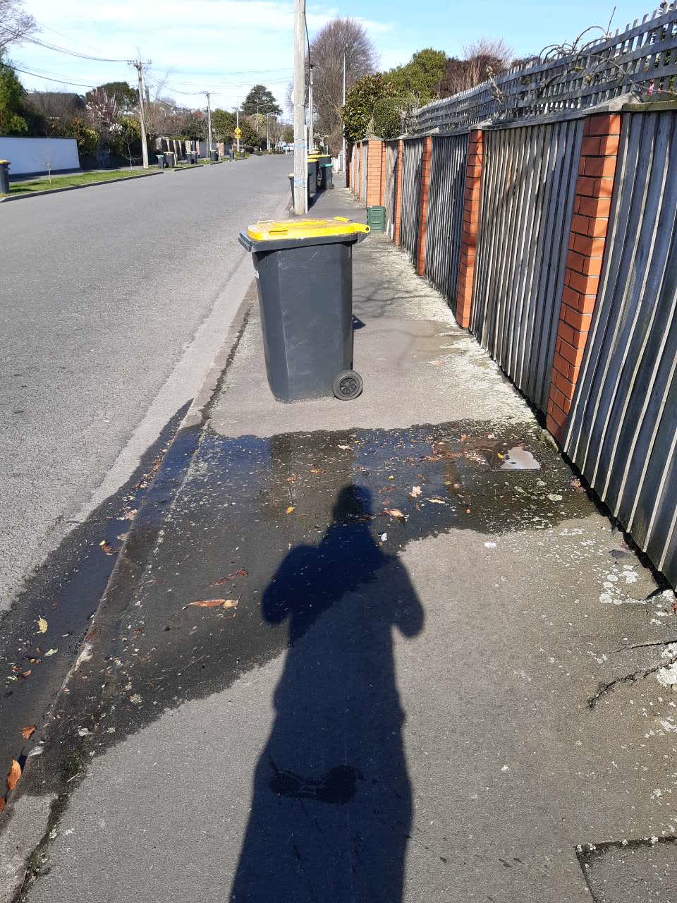 The photograph attached to this water general report