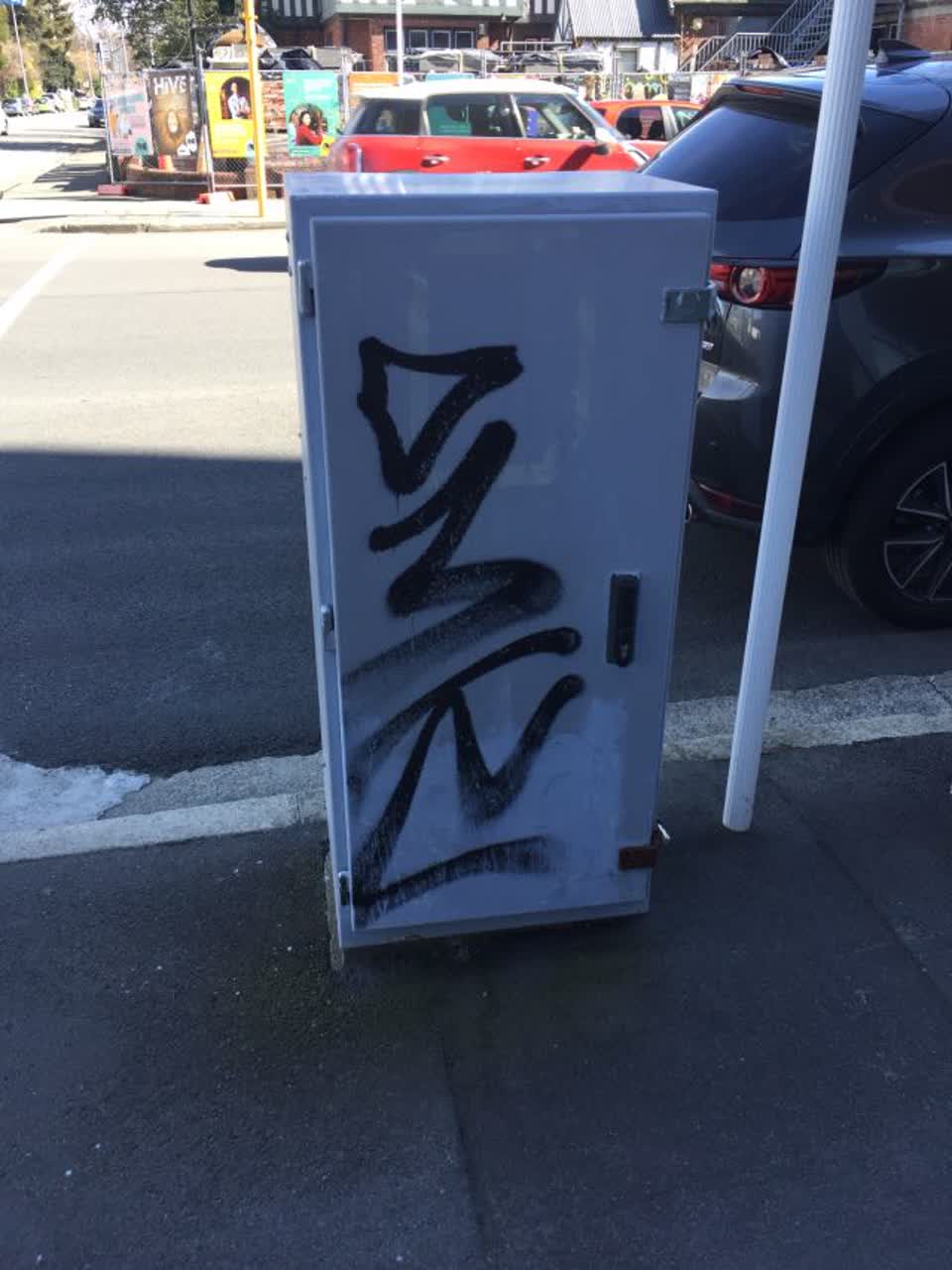 The photograph attached to this graffiti - public property report