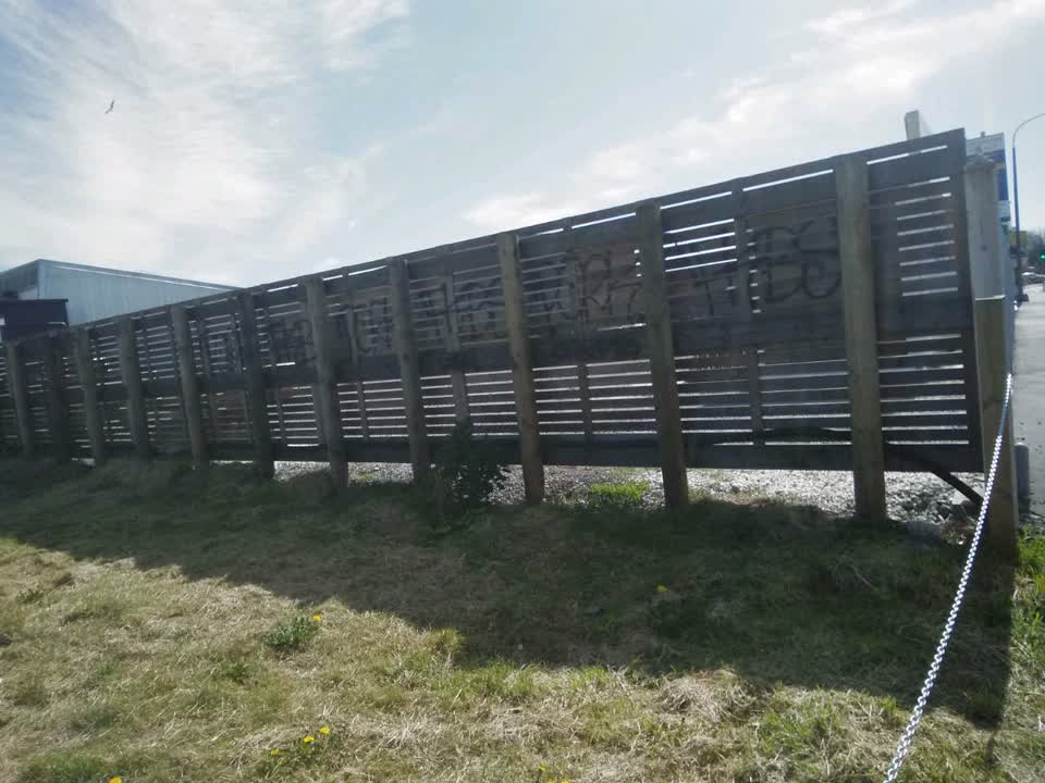 The photograph attached to this graffiti - general report
