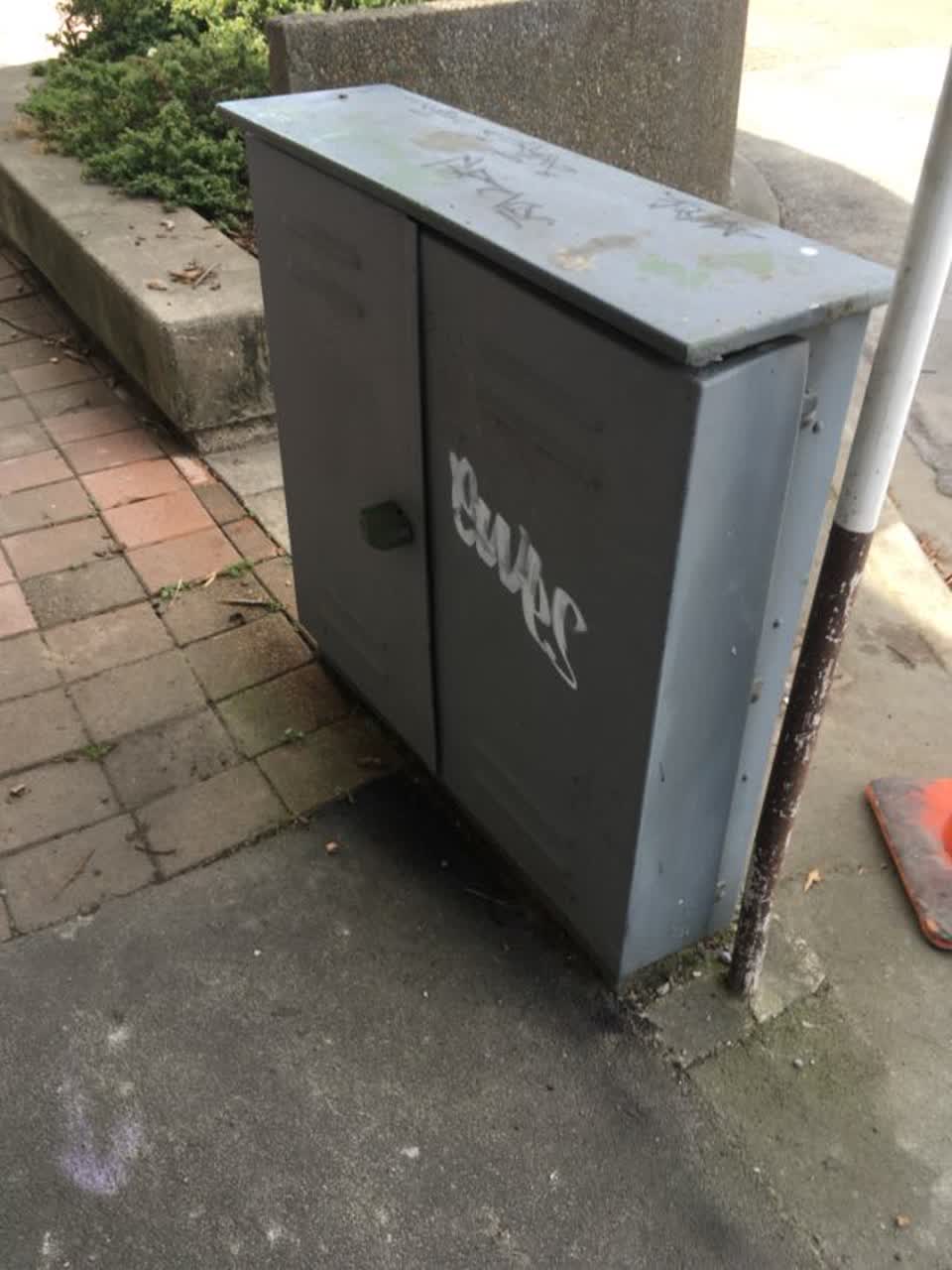 The photograph attached to this graffiti - public property report