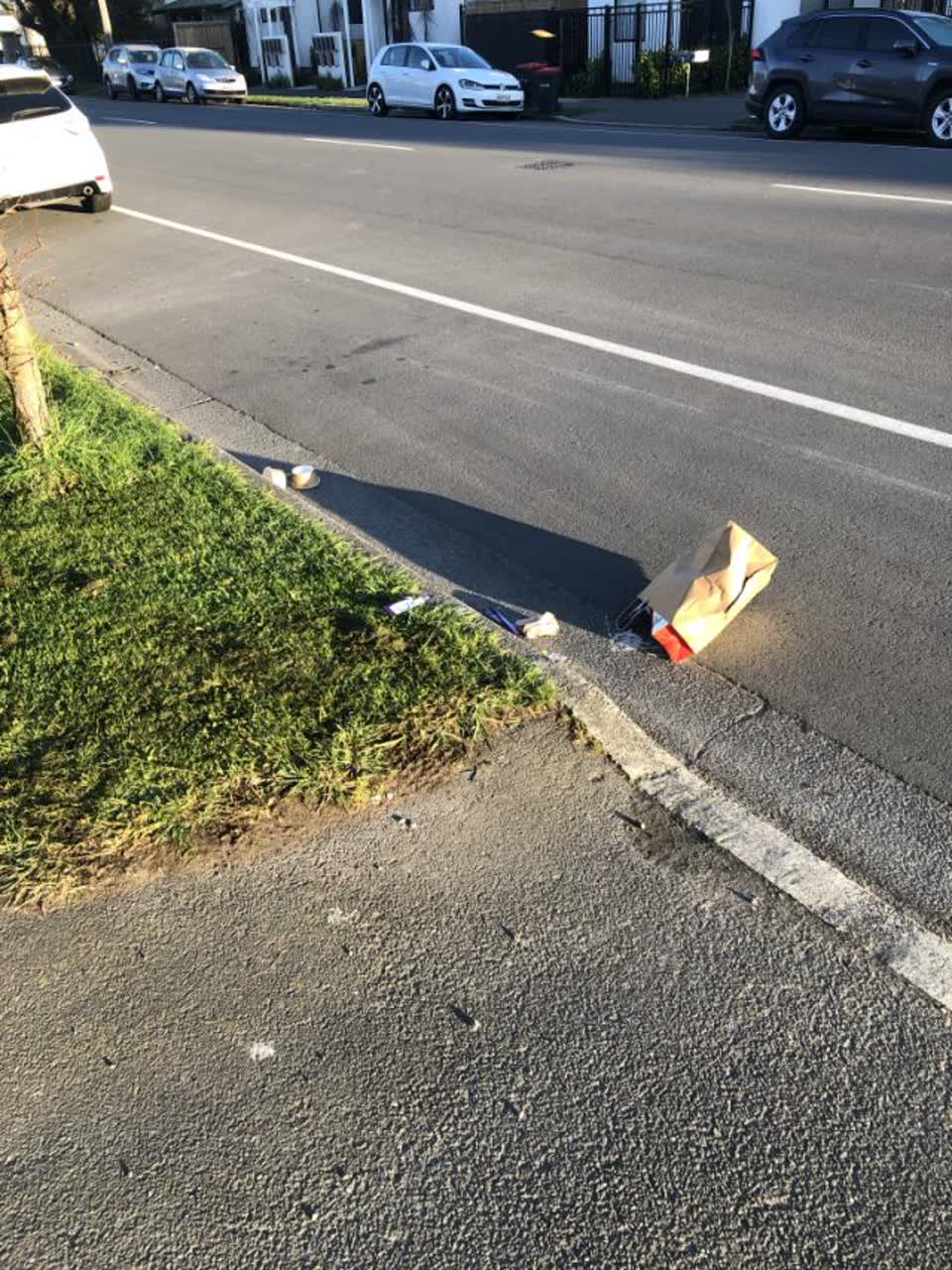 The photograph attached to this rubbish/recycling report