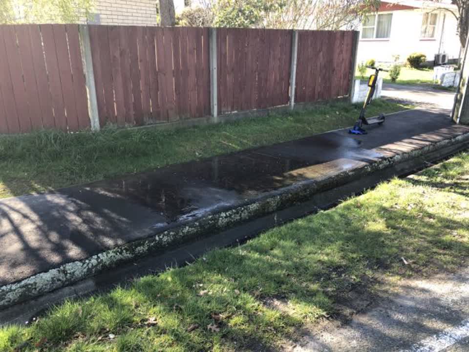 The photograph attached to this flooding report