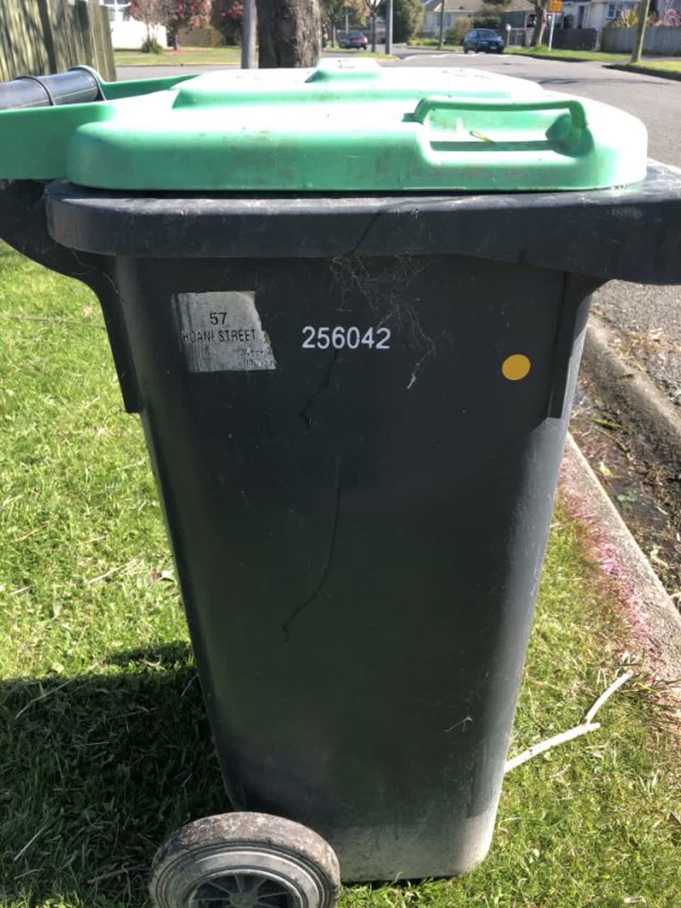 The photograph attached to this rubbish/recycling report