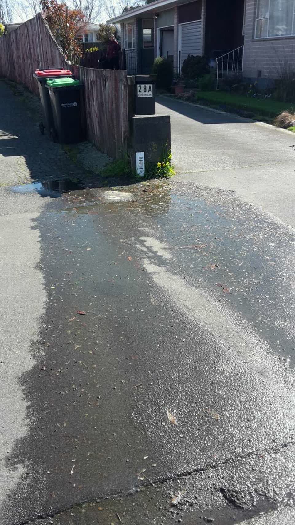 The photograph attached to this water supply report