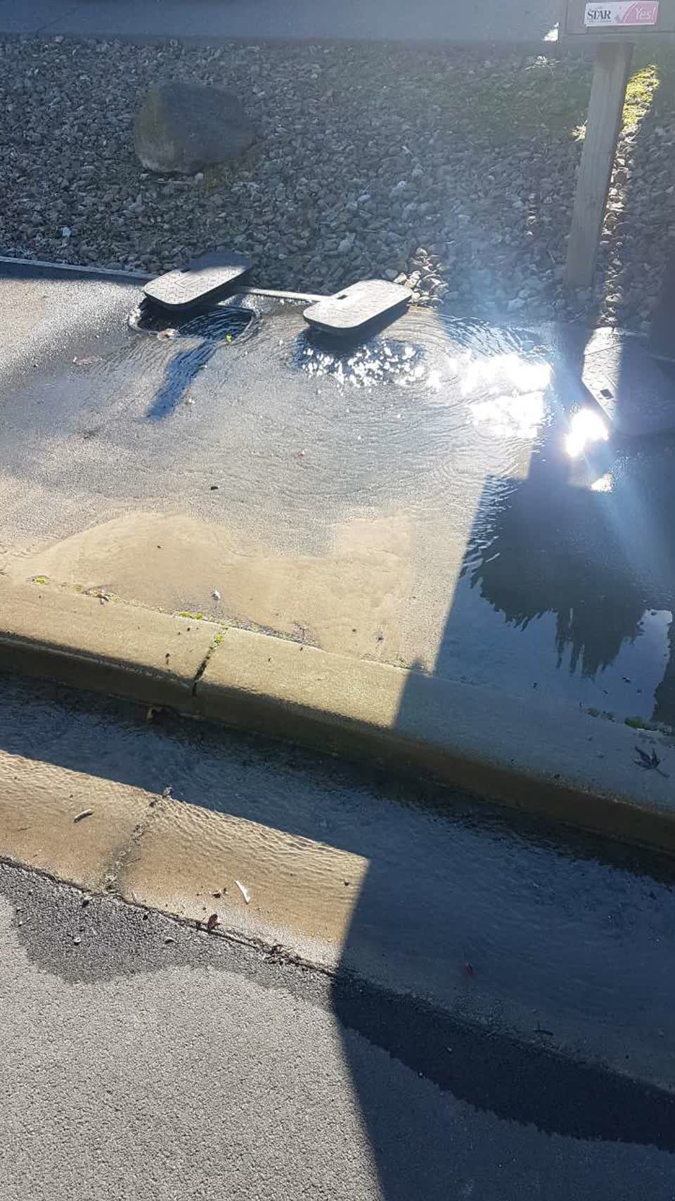 The photograph attached to this water supply report