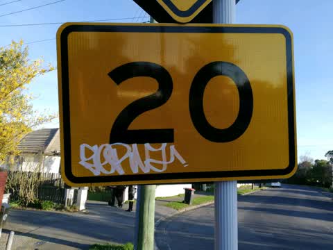 Graffiti, a report photo