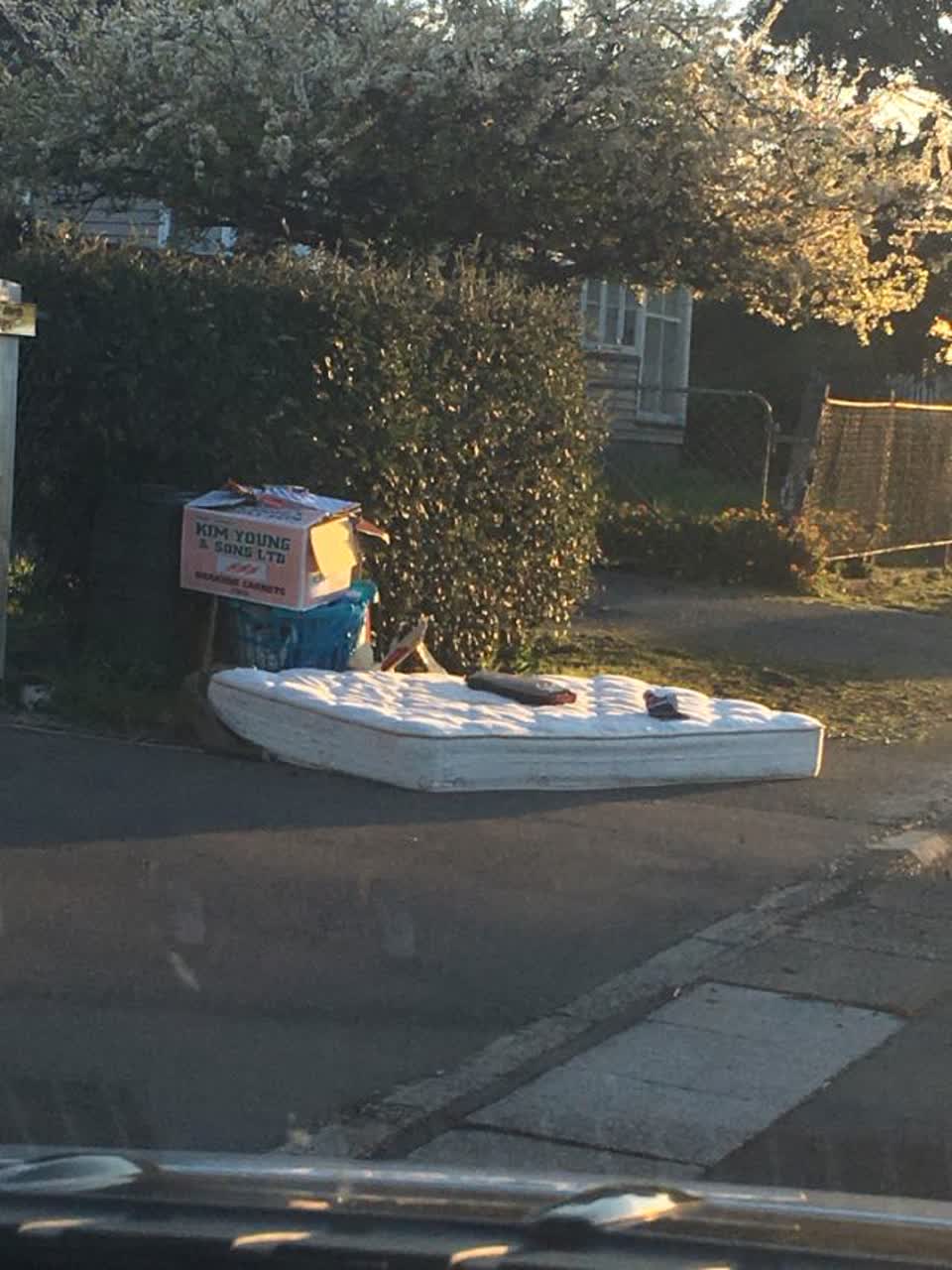 The photograph attached to this rubbish/recycling report