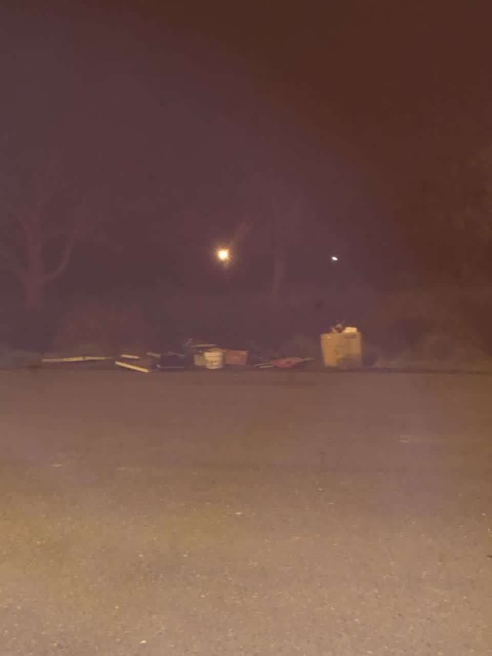 The photograph attached to this rubbish/recycling report