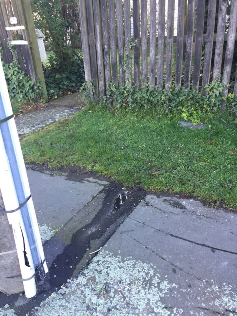The photograph attached to this water supply report