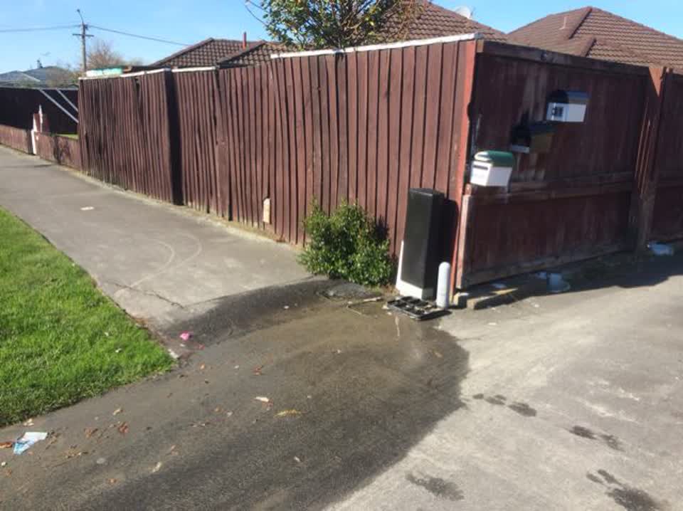The photograph attached to this water supply report