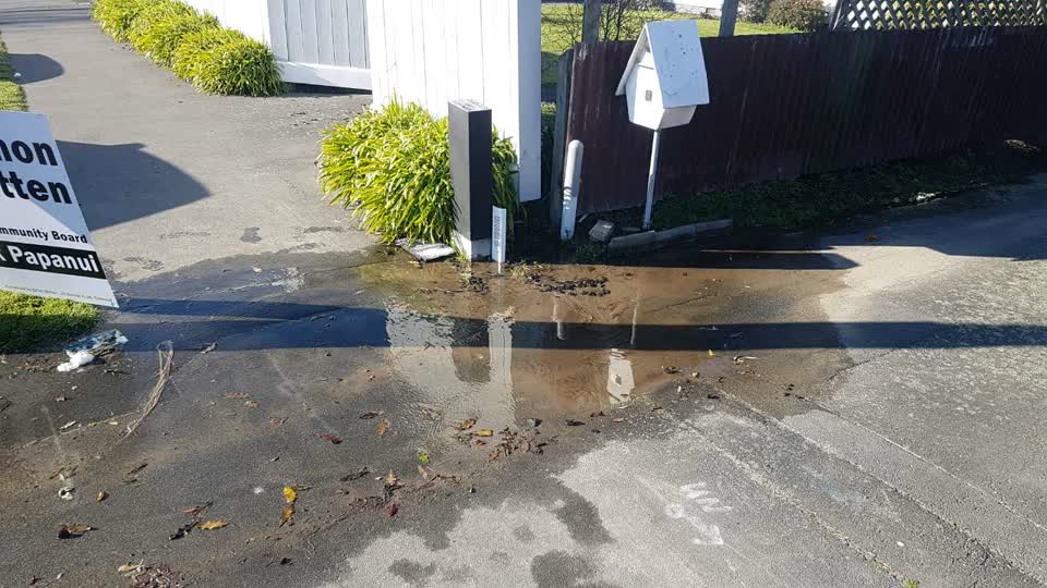 The photograph attached to this water supply report