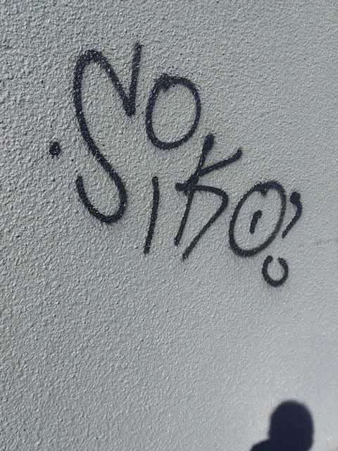 Graffiti, a report photo