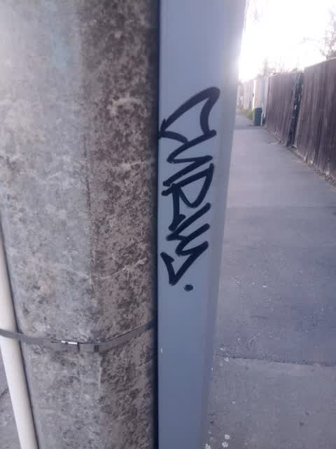 Graffiti, a report photo
