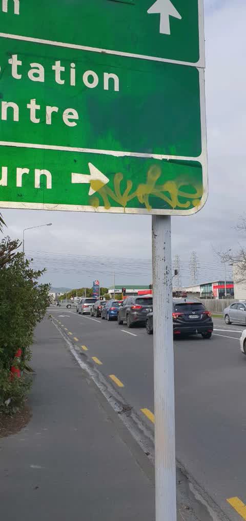 Graffiti, a report photo