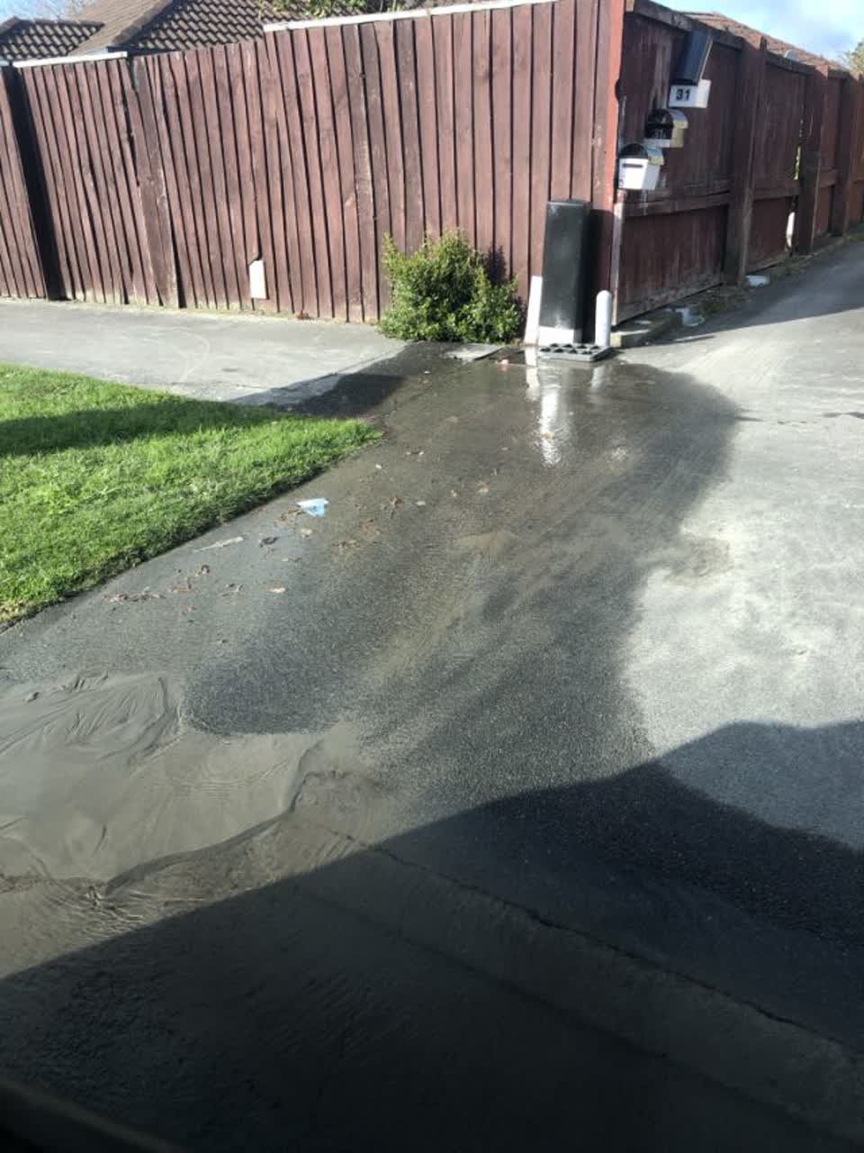 The photograph attached to this water supply report