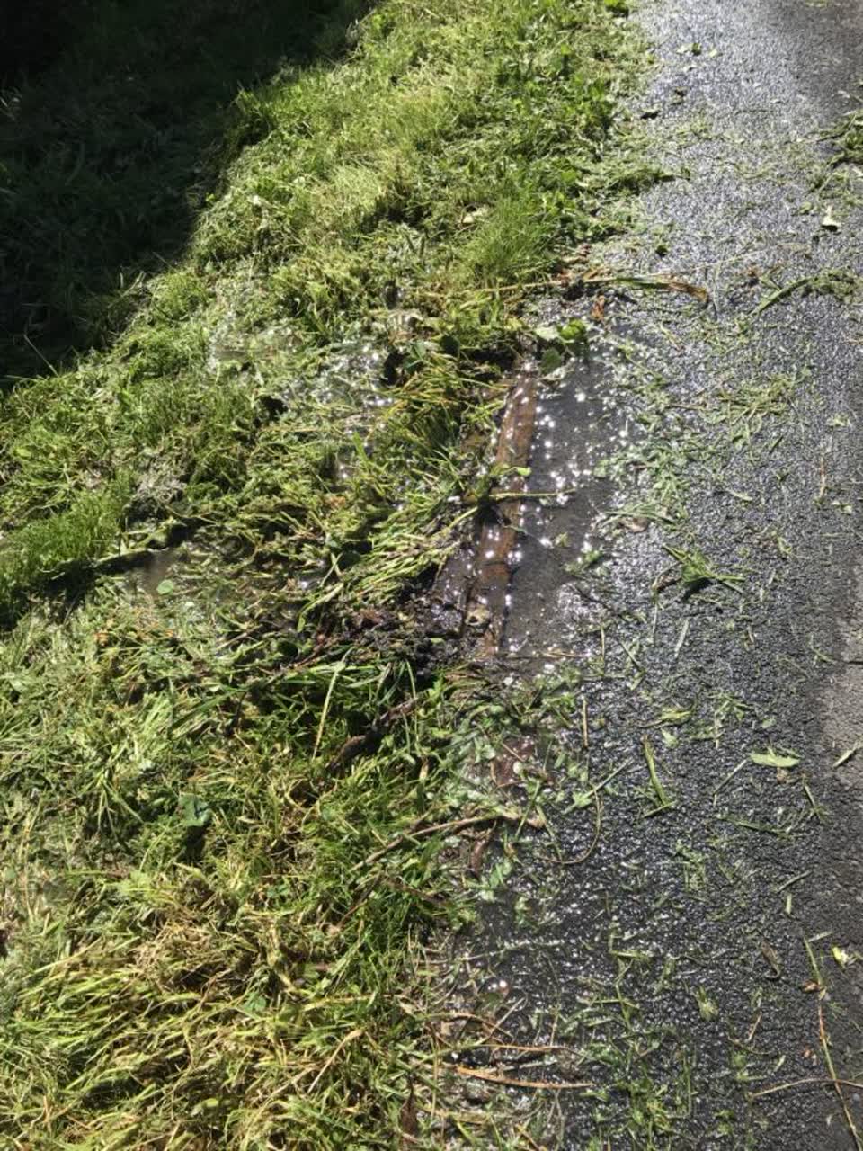 The photograph attached to this water supply report