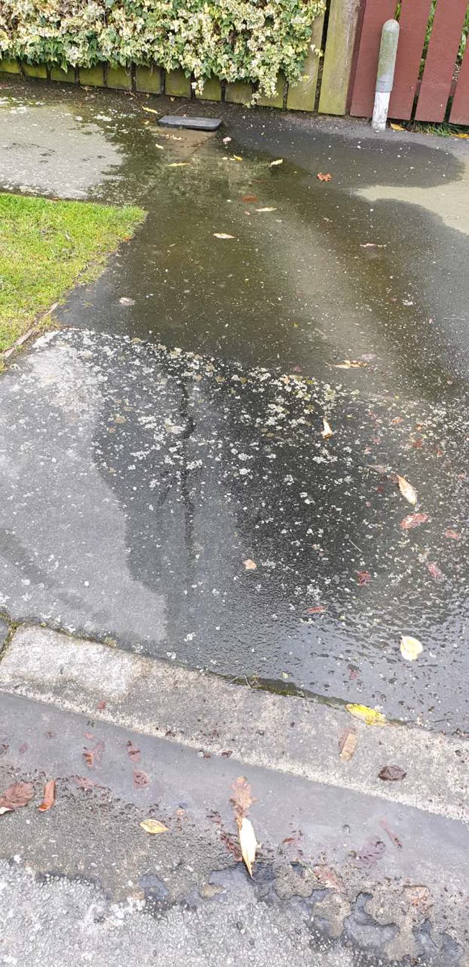The photograph attached to this water supply report