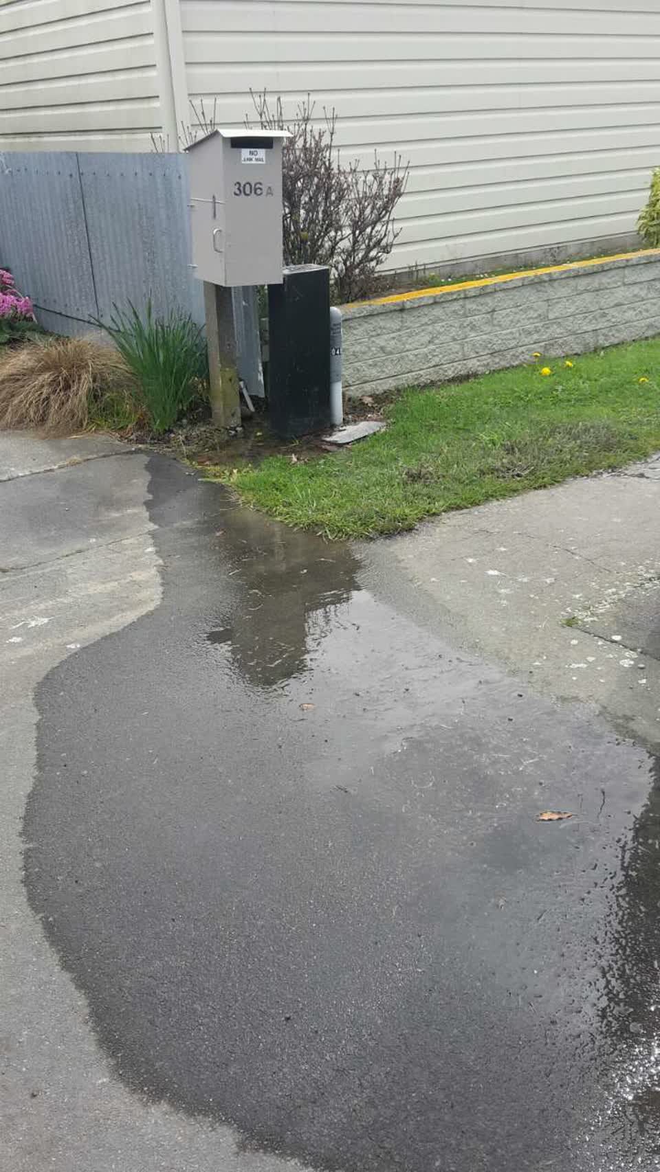 The photograph attached to this water supply report