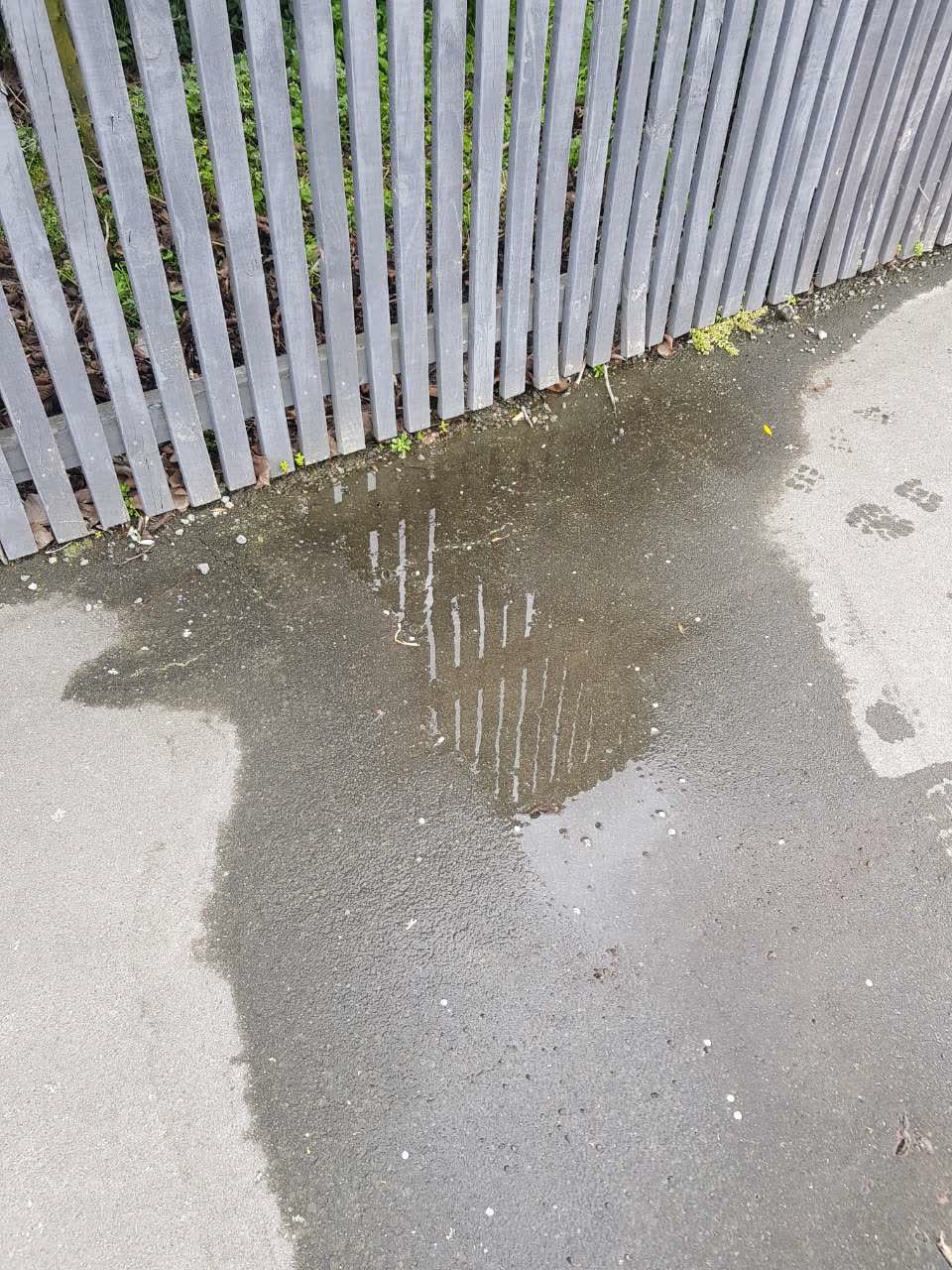 The photograph attached to this water supply report
