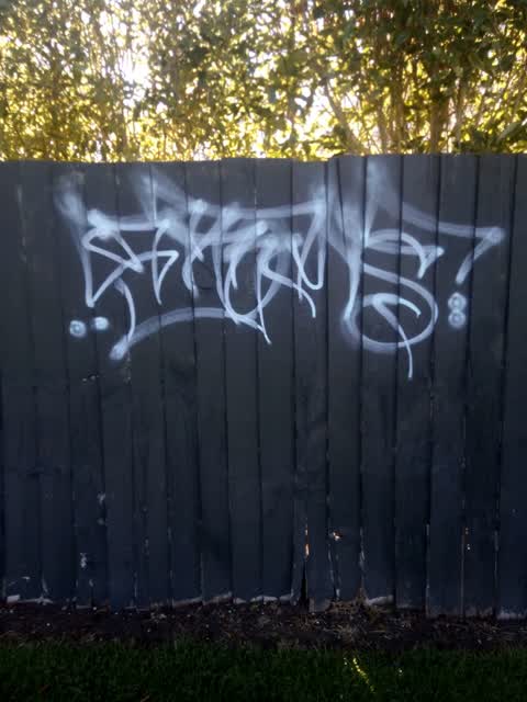 Graffiti, a report photo
