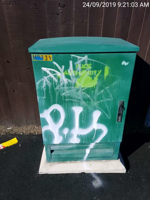 Graffiti, a report photo