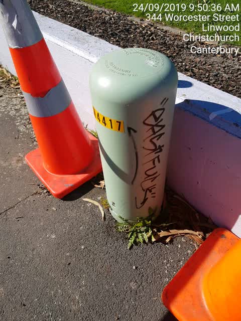 Graffiti, a report photo