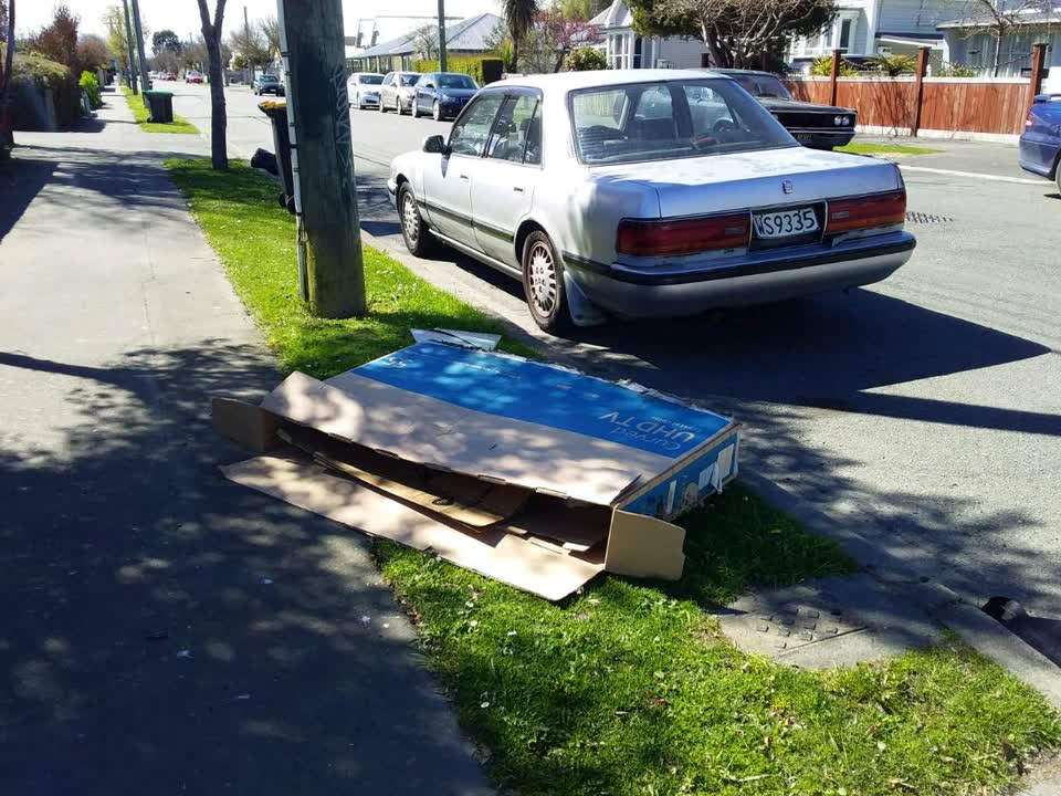 The photograph attached to this rubbish/recycling report