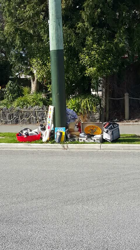 Rubbish/Recycling, a report photo