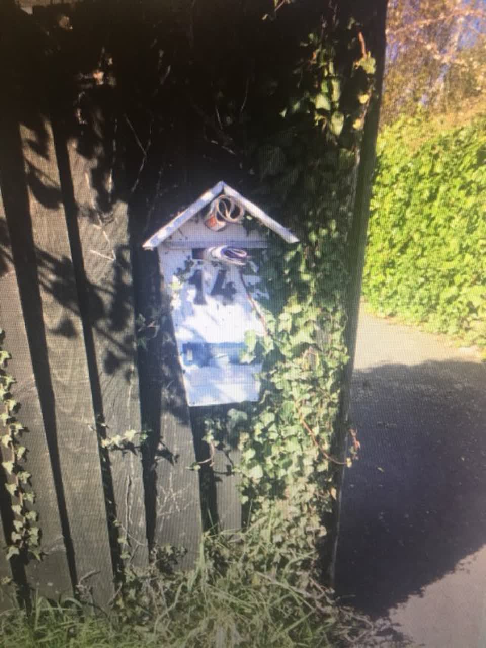 The photograph attached to this flooding report