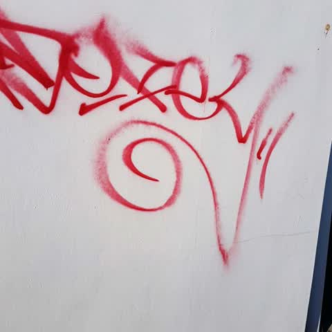 Graffiti, a report photo