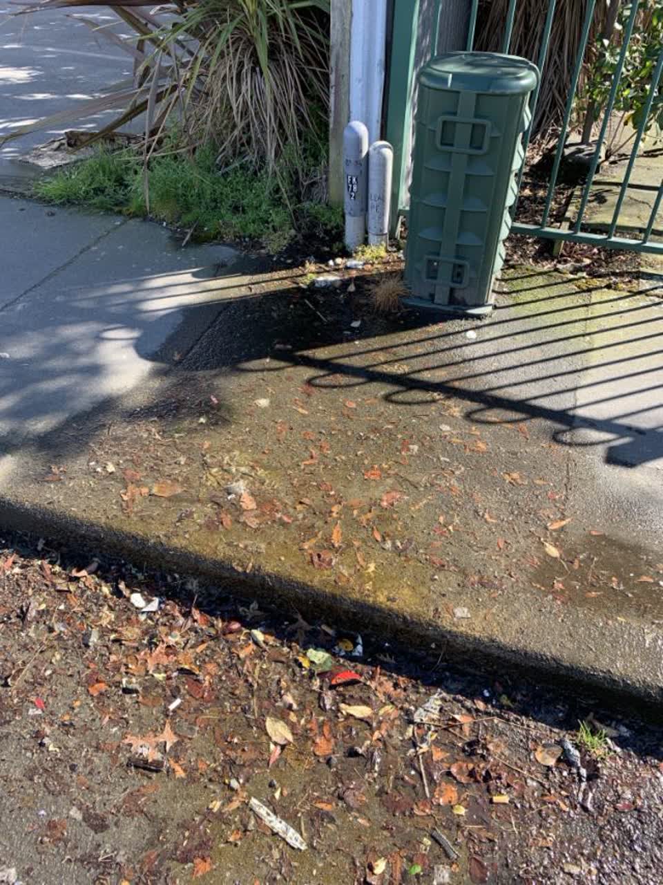 The photograph attached to this wastewater/stormwater report