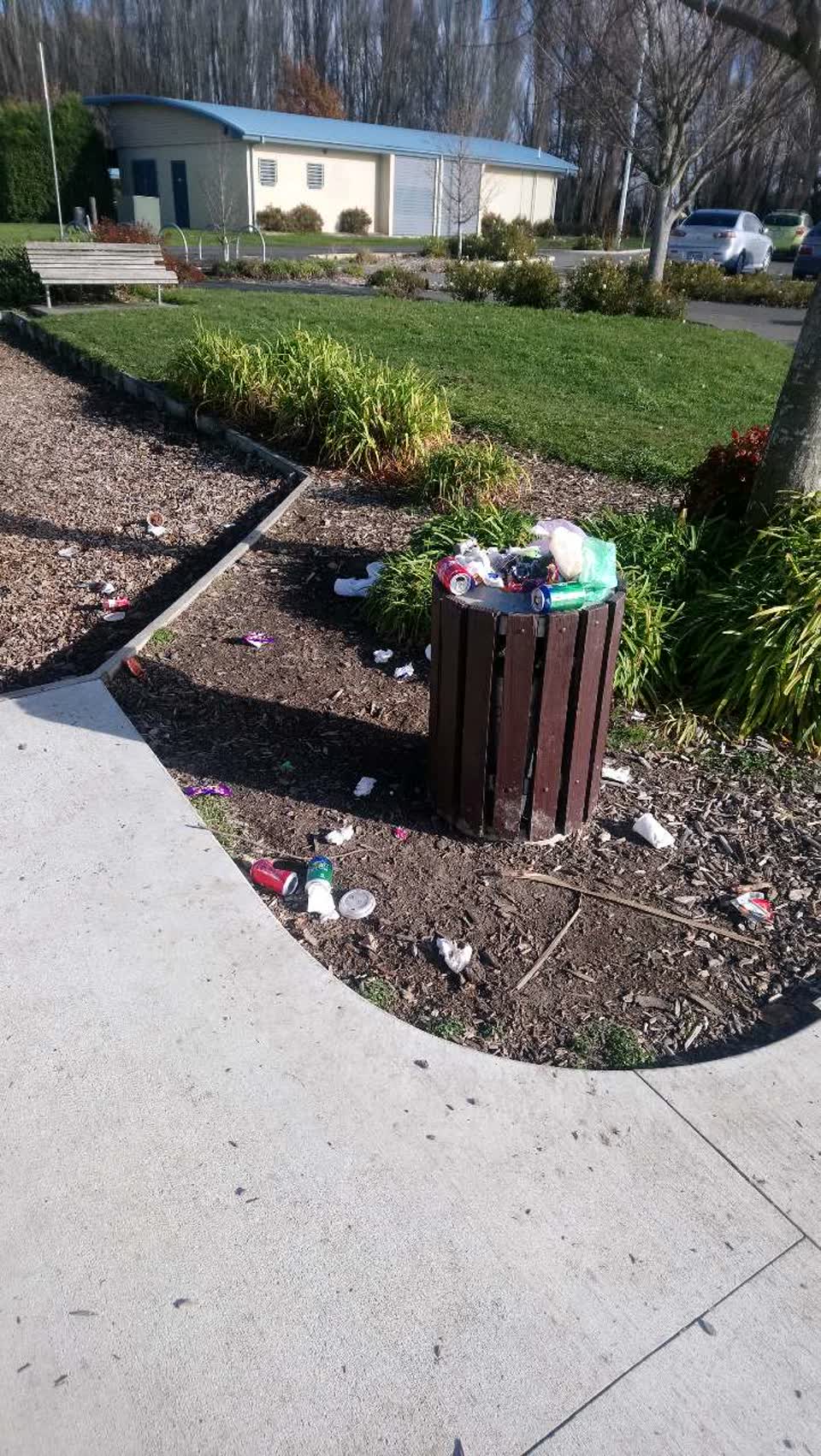 The photograph attached to this rubbish/recycling report