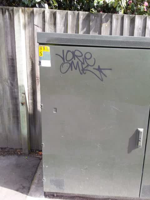 Graffiti, a report photo