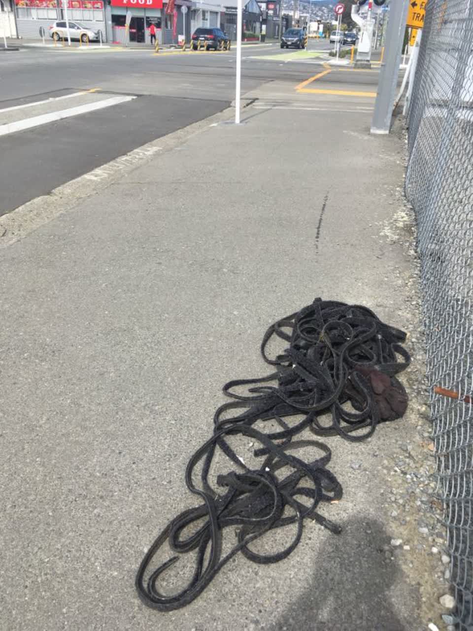 The photograph attached to this rubbish/recycling report