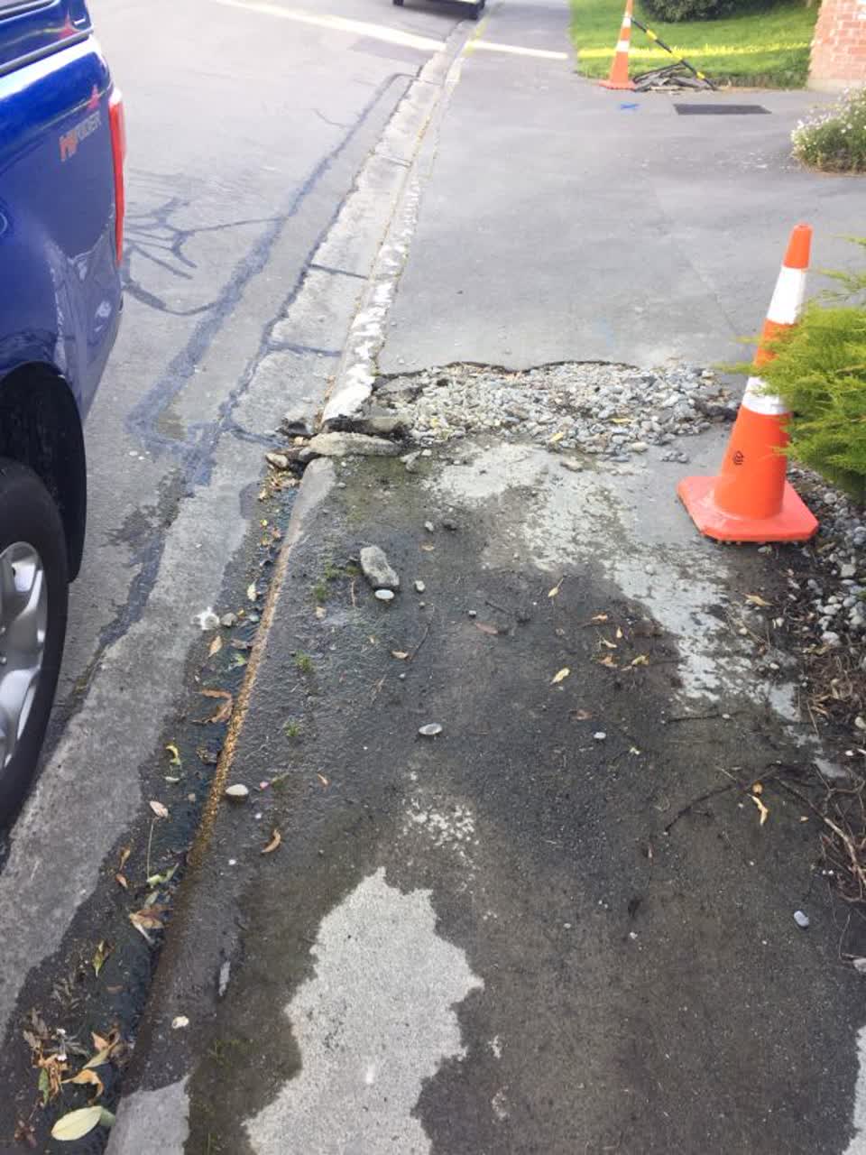 The photograph attached to this water supply report