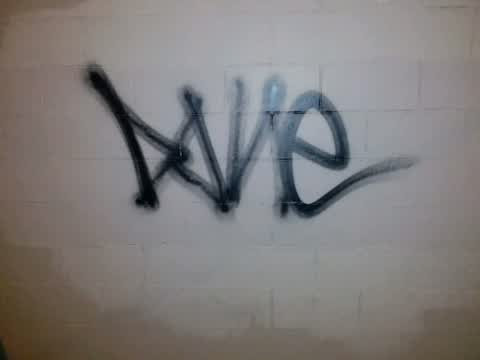 Graffiti, a report photo